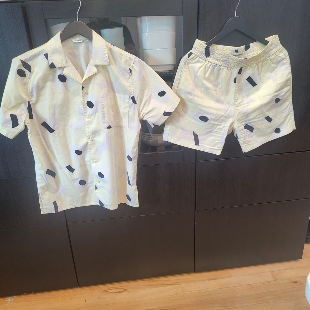Marimekko unikko summer set (short/shirt)